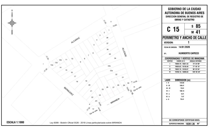 VENTA-LOTE- MONTE CASTRO